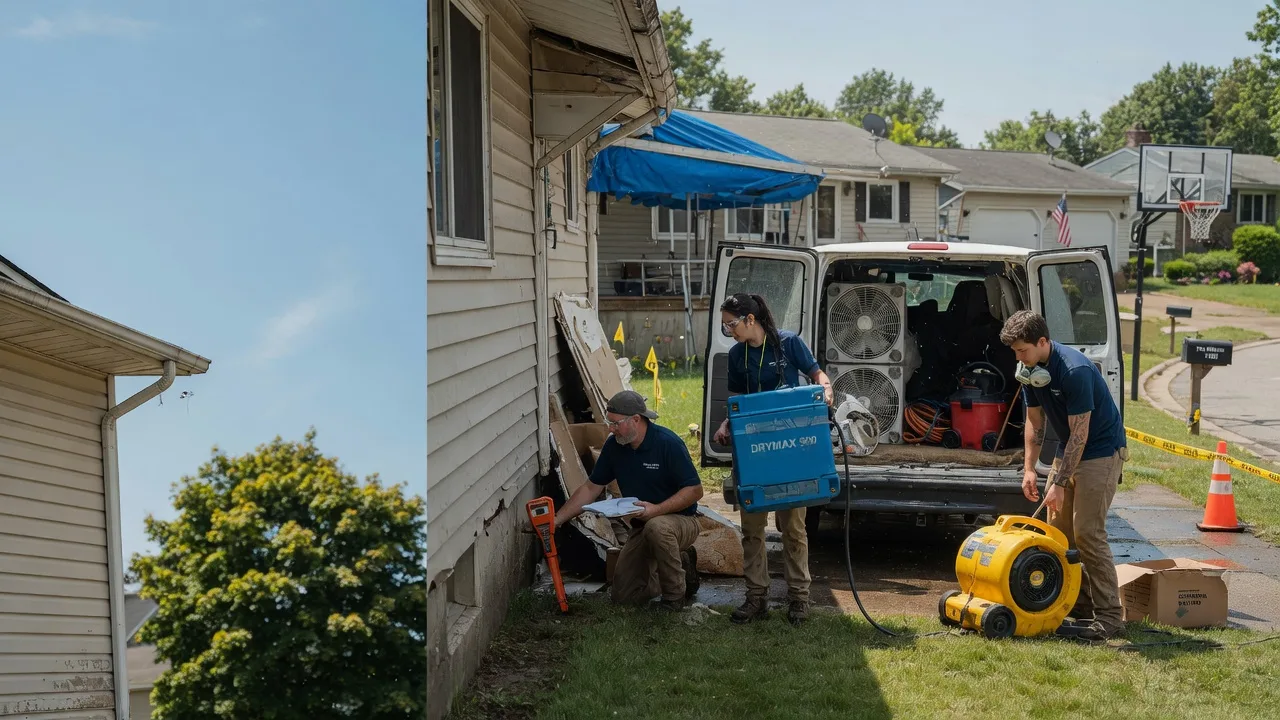 Ceiling Leak Cleanup in Harwood Heights, IL near me
